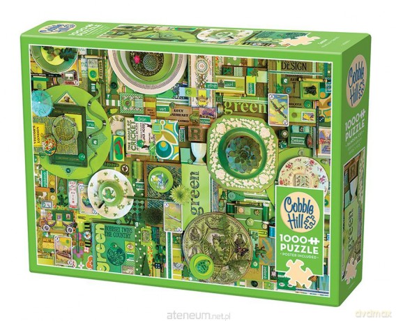 COBBLE HILL 1000 el. Pomaluj mój świat na kolor... zielony [PUZZLE]