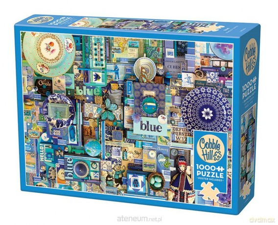 COBBLE HILL 1000 el. Pomaluj mój świat na kolor...niebieski [PUZZLE]