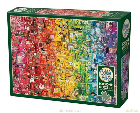 COBBLE HILL 1000 el. Wszystkie kolory tęczy [PUZZLE]