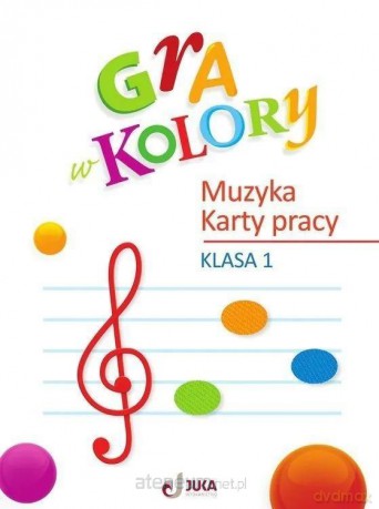 Gra w kolory szkoła podstawowa 1 Karty muzyczne - Aneta Fornal, Joanna Pietrzak [KSIĄŻKA]