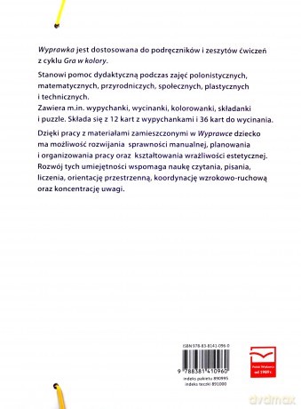 Gra w kolory szkoła podstawowa 1 Wyprawka [KSIĄŻKA]