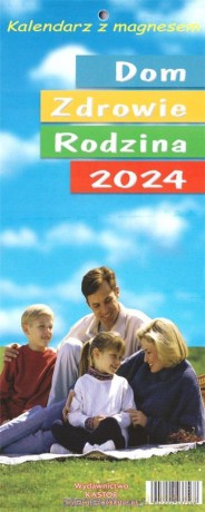 Kalendarz 2024 tygodniowy z magnesem [KALENDARZ]