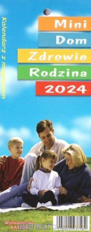 Kalendarz 2024 tygodniowy z magnesem mini [KALENDARZ]