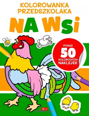 Kolorowanka przedszkolaka. Na wsi [KSIĄŻKA]