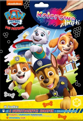 Psi Patrol Kolorowe zdrapki cz.1 [KSIĄŻKA]