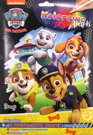 Psi Patrol Kolorowe zdrapki cz.1 [KSIĄŻKA]