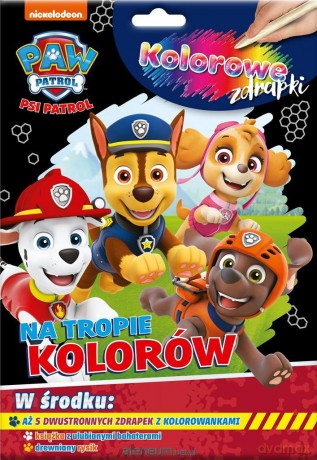 Psi Patrol Kolorowe zdrapki cz.2 Na tropie kolorów [KSIĄŻKA]