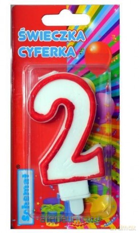 Świeczka cyferka 2