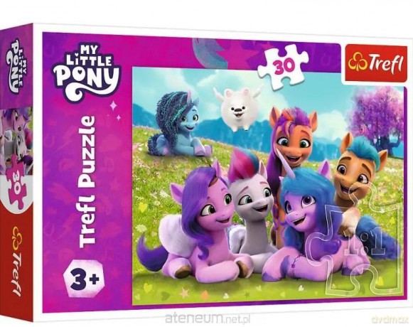 TREFL 30 el. Przyjacielskie Koniki Pony [PUZZLE]