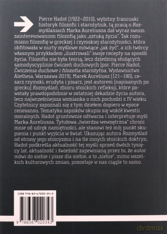 Twierdza wewnętrzna. Wprowadzenie do Rozmyślań - Pierre Hadot [KSIĄŻKA]