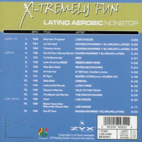 X-Tremely Fun - Aerobic Latino [CD]