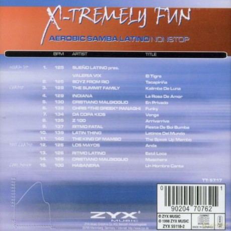 X-Tremely Fun - Aerobic samba latino [CD]