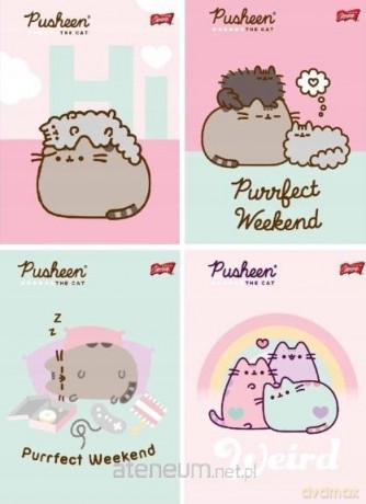 Zeszyt A5/32K kratka Pusheen (15szt)