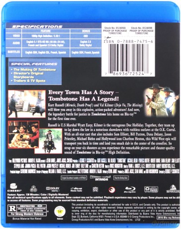 Tombstone [Blu-Ray]