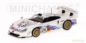 MINICHAMPS Porsche 911 GT1 Mobil #26 430976826 [MODELARSTWO]