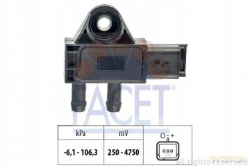 Facet 10.3271 Czujnik, ciśnienie spalin Opel Peugeot Toyota Fiat Citroen Lancia Mitsubishi