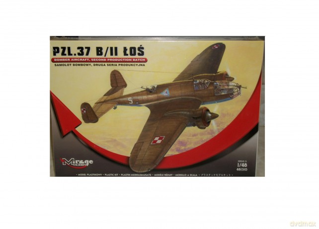 MIRAGE PZL.37 BII Łoś Samolot Bombowy 481310 [MODELARSTWO]
