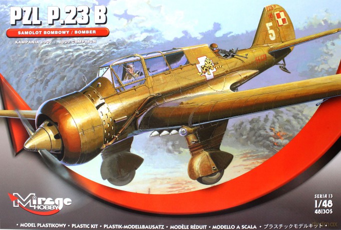 MIRAGE PZL23B Karaś 481305 [MODELARSTWO]