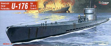 MIRAGE Niemiecki Okręt Podwodny U176 40041 [MODELARSTWO]