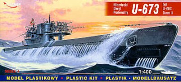MIRAGE Niemiecki Okręt Podwodny U673 40412 [MODELARSTWO]