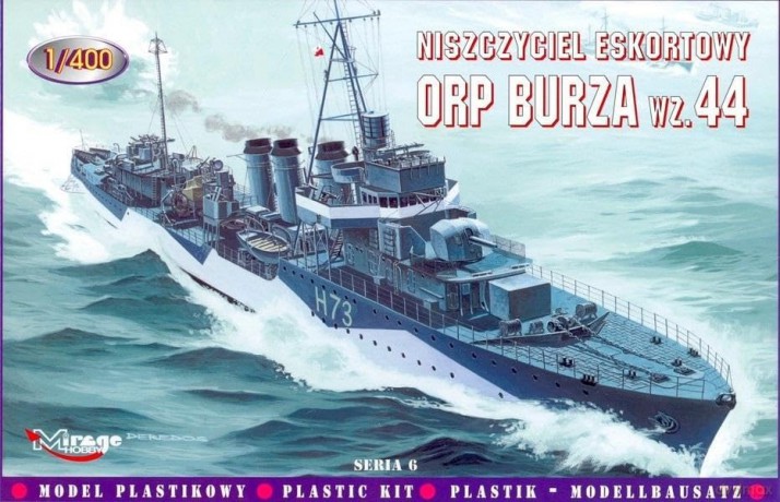 MIRAGE Niszczyciel Eskortowy ORP Burza 40066 [MODELARSTWO]