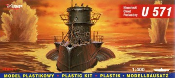 MIRAGE Niemiecki Okrę Podwodny U571 40049 [MODELARSTWO]