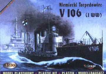 MIRAGE Niemiecki Torpedowiec V 106 WWI 40028 [MODELARSTWO]