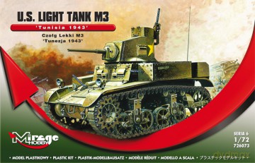 MIRAGE Amerykański Czołg Lekki M3 726073 [MODELARSTWO]