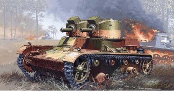 MIRAGE 7TP Tank Double Turret 72602 [MODELARSTWO]