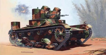 MIRAGE Czołg Vickers E Mk A 72603 [MODELARSTWO]