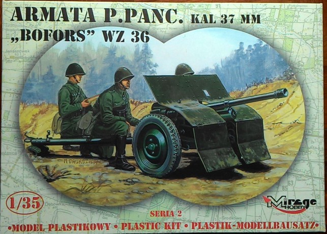 MIRAGE Armaty p. panc kal. 37 mm Bofors 35212 [MODELARSTWO]