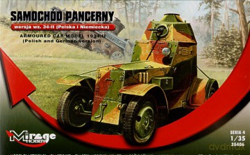 MIRAGE Samochód Pancerny wz.34II 35406 [MODELARSTWO]