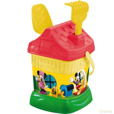 MONDO Wiaderko Domek akces. Mickey Mou PM-219-18336 [ZABAWKA]