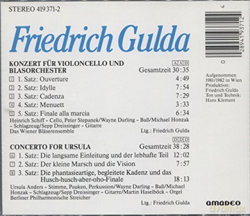 Gulda Friedrich: Gulda:Konz.F.Violoncello/Conce [CD]