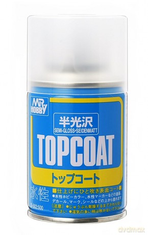 MR.HOBBY Mr Top Coat SemiGloss Spray B502 [MODELARSTWO]