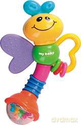 MY BABY GRZECHOTKA MOTYL 33930 [ZABAWKA]