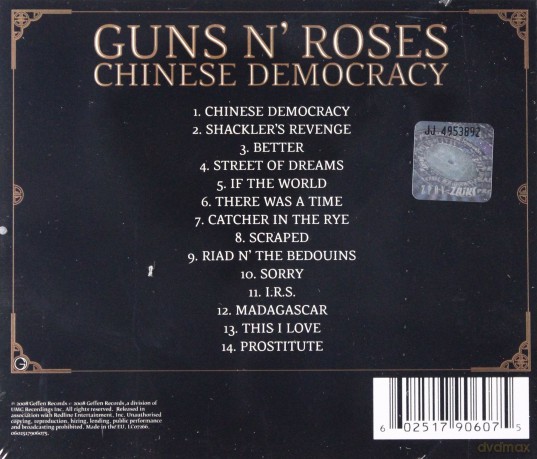 Guns N' Roses: Chinese Democracy (Ltd Polska Cena!!) [CD]