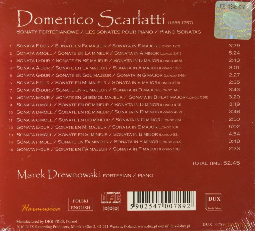 Sonatas - Domenico Scarlatti [CD]