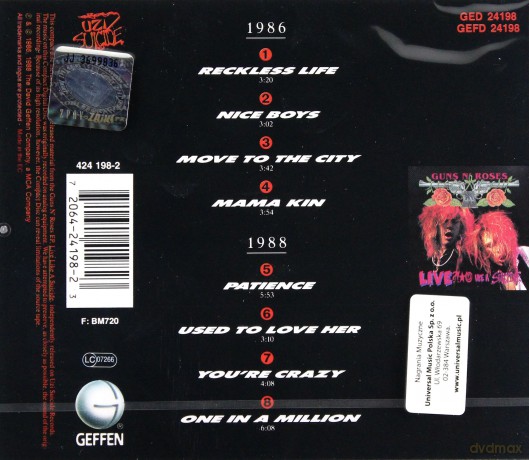Guns N' Roses: G N' R Lies [CD]