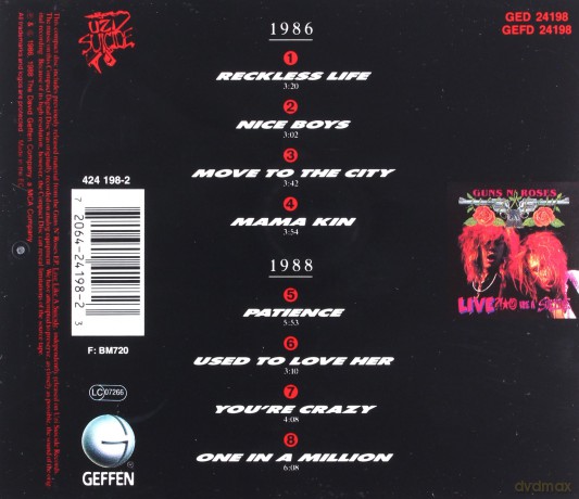 Guns N' Roses: G N' R Lies [CD]