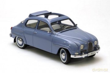 NEO MODELS Saab 96 Open Roof 1963 (blue) 18021 [MODELARSTWO]
