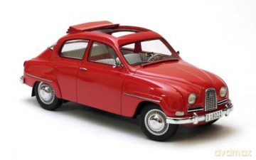 NEO MODELS Saab 96 Open Roof 1963 (red) 18022 [MODELARSTWO]