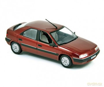 NOREV Citroen Xantia 1993 (d. red) 154204 [MODELARSTWO]
