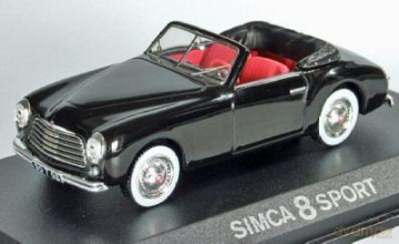 NOREV Simca 8 Sport Cabrio 1951 (black) 570820 [MODELARSTWO]