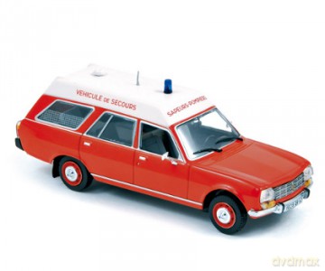 NOREV Peugeot 504 Break 1979 Pompiers 475441 [MODELARSTWO]