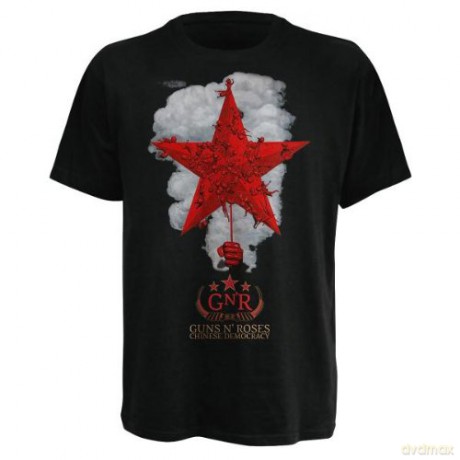 Guns N\' Roses: Star With Smoke S (Black T-Shirt) [T-Shirt]