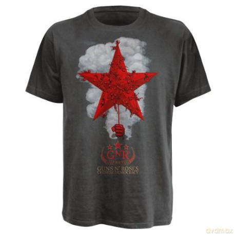 Guns N\' Roses: Star With Smoke S (Grey T-Shirt) [T-Shirt]