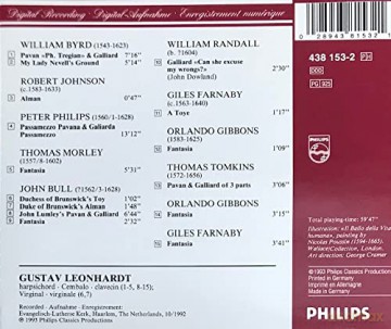 Gustav Leonhardt: English Harpsichord [CD]