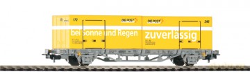 PIKO Wagon platforma z kontenerami SBB 96042 [ZABAWKA]