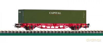 PIKO Wagon platforma LgNS 329 kontener 95668 [ZABAWKA]